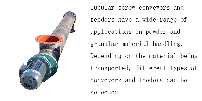 Tube 325 Inclination 30 degrees 6 meter long Cement Powder Inclined Screw Feeder Conveyor for Silo