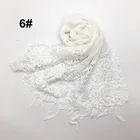 Women Scarf Muslim Hijab Muffler Casual Long shawl plain cotton Scarves new