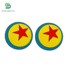 Custom round lapel pins no minimum order for suit