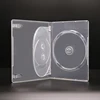SUNSHING Popular Plastic Transparent 3 discs CD DVD Case Packing Clear 14mm Multi DVD Case With 1 Tray