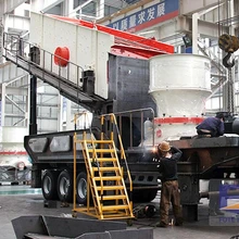 Hot sale basalt mobile crushing and screening plant easy moving aggregate production plant from China