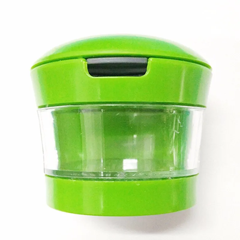 Garlic Chopper Plastic Stainless Steel Mini Garlic Press Chopper Cutter Garlic Grinding Mashing Machine Kitchen Hand Tool KC1403