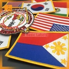 Custom design hand embroidery patch for clothing