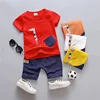 SS-821B 2Pcs Baby Clothing Sets Boys Summer Cotton Cute Aimals Newborn Toddler Clothes Top+Pant