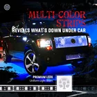 Led Color Led Colored Led Light 9" HALOS RGB LED Color Changing Light Car Interior LED Strip Light