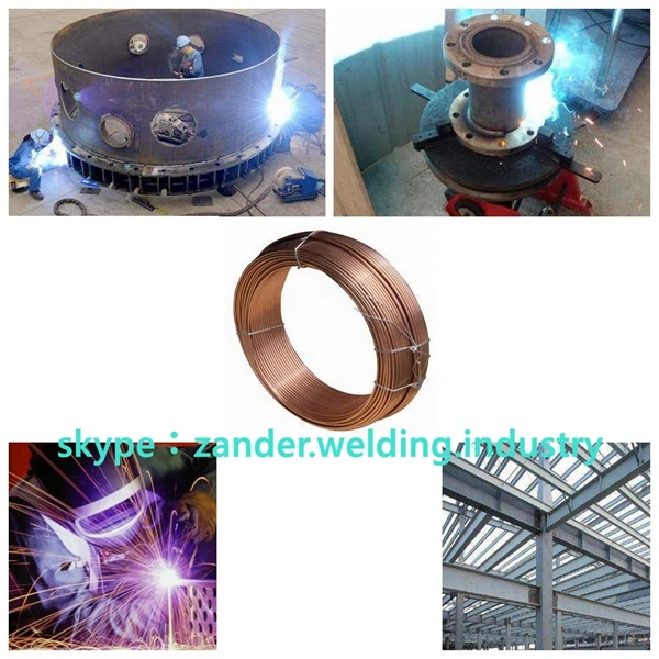 Submerged Arc Welding Wire saw welding wire EM12K and welding flux SJ101 2.4mm best price