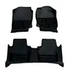 Anti-slip customized OEM design pu leather surrounded car floor mat