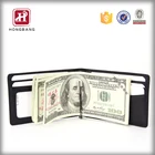 Wallet Wallet Manufacture Slim Wallet Money Clip With ID Window Spring Loaded Money Clip