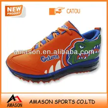 2018 boy fashion orange shoes basketball