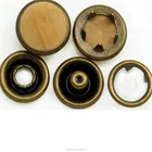 Wood pearl pronng snap button metal or stainless steel button for coat