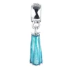 LZESHINE Supply S925 silver bracelet blue dress skirt pendant charm beads PSMB0315