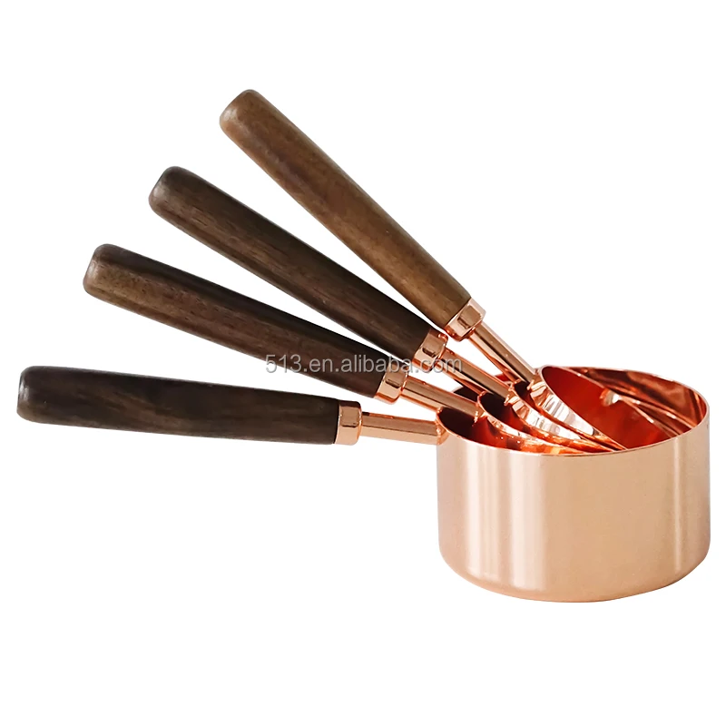 rose gold coffee scoop quantitative scoop brass set kettle