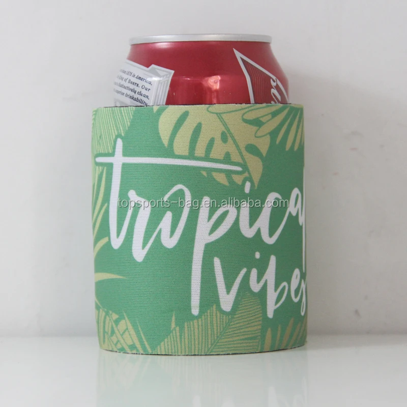 printing 330ml custom neoprene spring beer can coolers spring