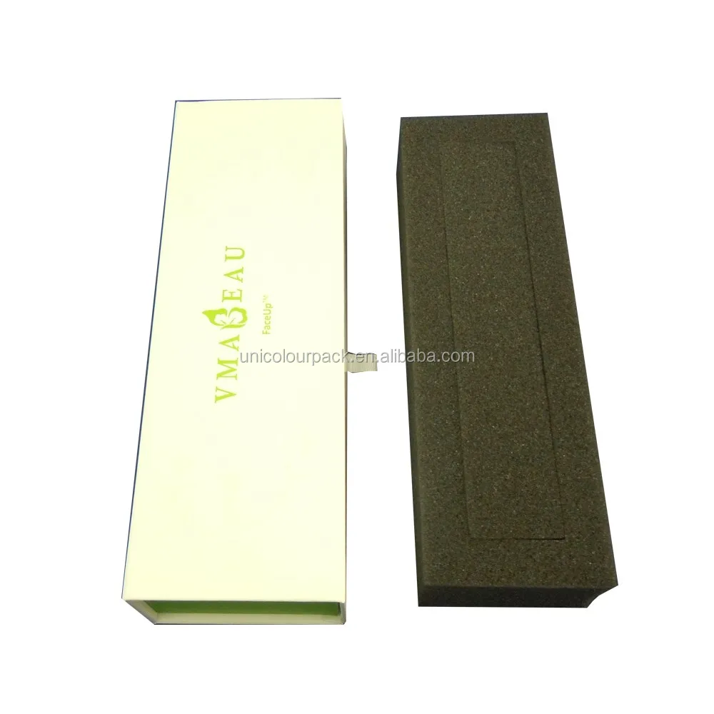 custom full color printed pen gift set box with foam