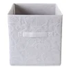 Newest design Nonwoven Fabric Decorative Folding Home Clothes white stackable Storage cube box with handles for Living room