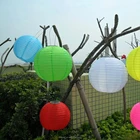 Solar Chinese Lantern Garden Deco Lights hanging lamp 12inch