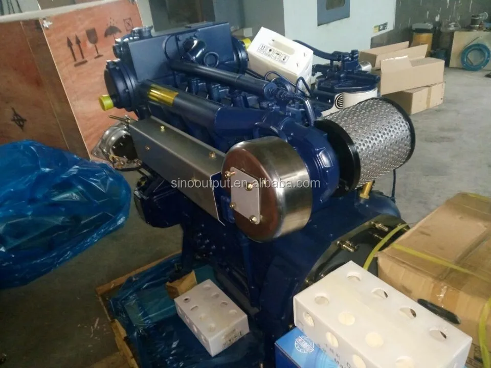 Reliable Deutz Marine Engine, 4 Cylinder, 1500-2100rpm, Low Fuel Usage, Inboard diesel for Ship Propulsion