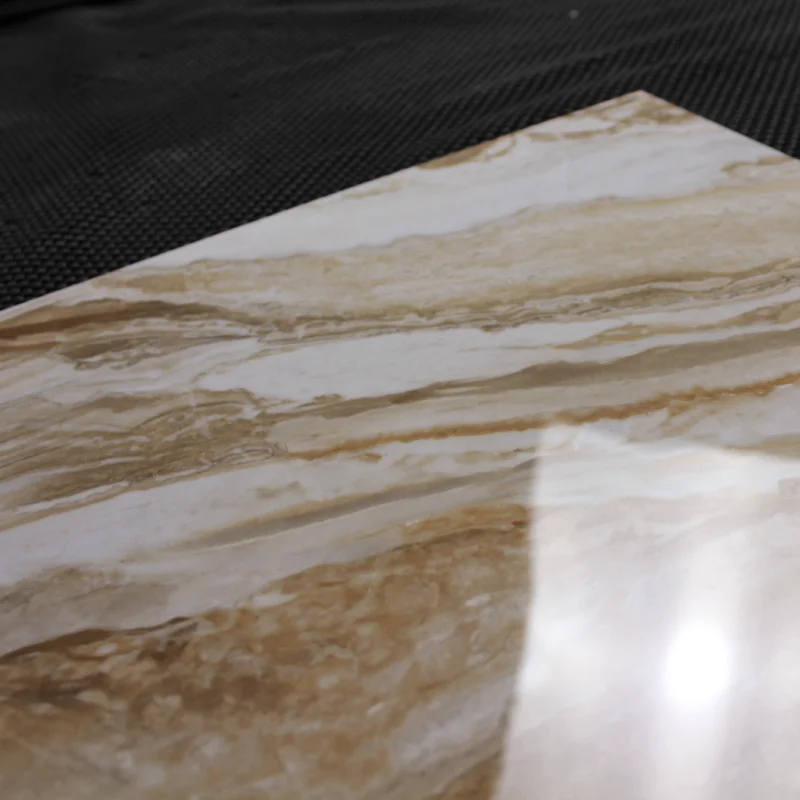 Floor Tile 24 24 Floor and Wall Tile Zibo Porcelain Glazed Full Polished Glossy Surface Marble Square 600*600  Interior Tiles