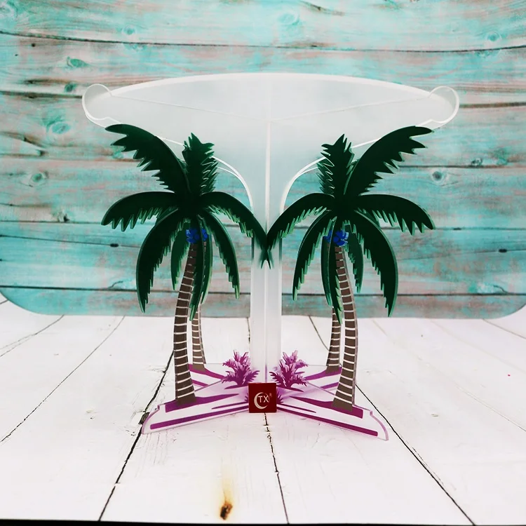 Palm Tree Wedding Cake Stand Acrylic Cake Stand Dessert