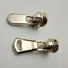 3#,5#,8# Eco-friendly Fancy Custom Logo Nickel-Free Metal Zipper Sliders and zipper Pullers