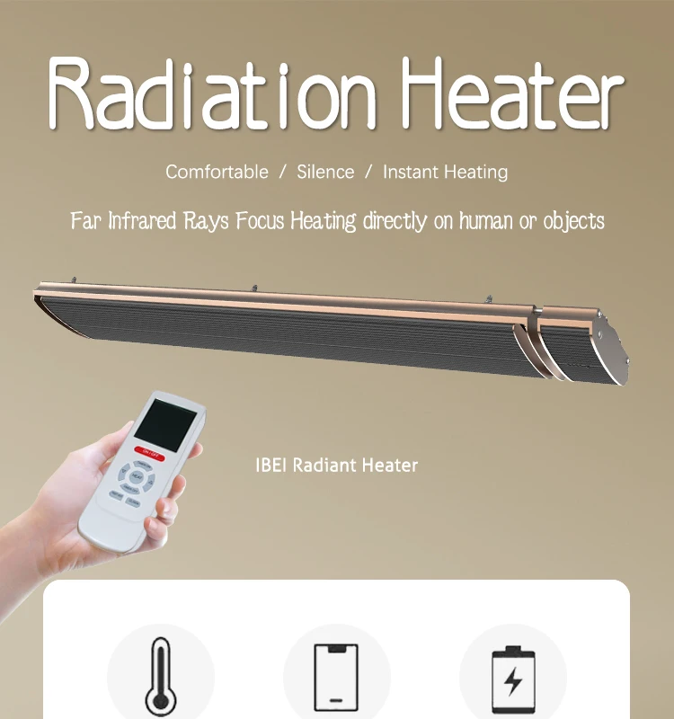 Aluminum Infrared Radiant Heater, IB-B, 220V, 1800W - detail 2