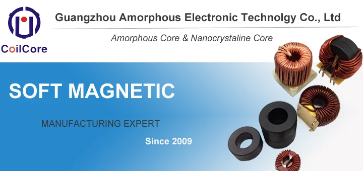 Nanocrystalline core toroidal common mode chock coil inductor