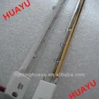 half white coated quartz tube heater heating element