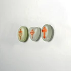 Logo Luminous Stone Blue green glow Fridge Magnet