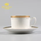 Hot selling Top Grade espresso coffee ceramic cup and saucer set malaysia