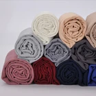 New pure color cotton and linen scarf TR cotton candy color warm silk scarf monochrome travel retro sun protection shawl