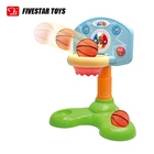 Factory baby sport game display score shooting ball mini basketball game toys