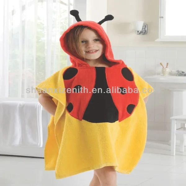 Cheap Super water-absorbing animal bathrobe kids