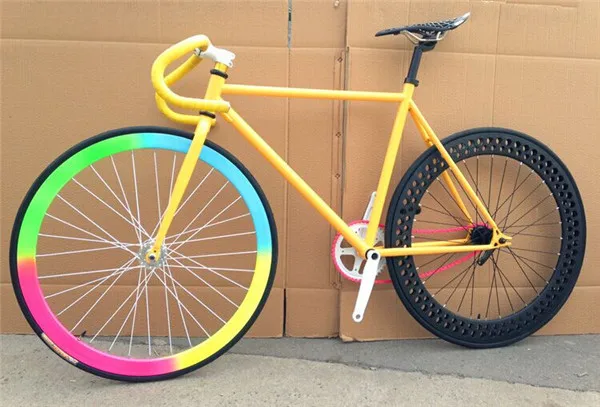 rainbow spokes mtb