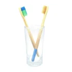 tooth brush black wooden handle travel toothbrush
