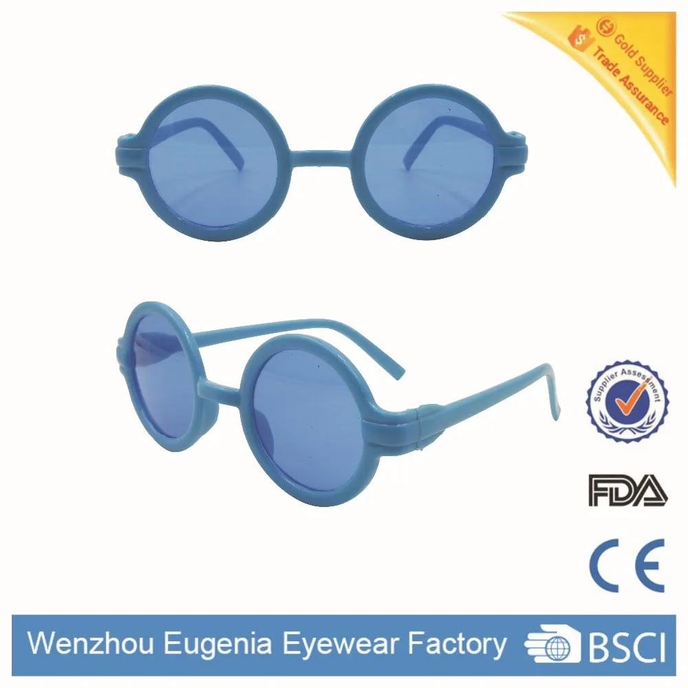 Популярные детские круглые солнцезащитные очки Eugenia современного дизайна оптом.-3