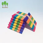 Wholesale craft stick wood craft color ice cream stick