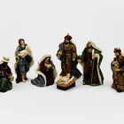 Antique Polyresin Christmas Nativity Set Figurine Set Resin Catholic Nativity Scene Figurines