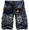 New Fashion Plus Size Men Multi Pocket Loose Leopard Camouflage Tooling shorts with cheap price