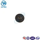 DAWEI brand Fashion shirt embossed sewing metal buttons for jacket
