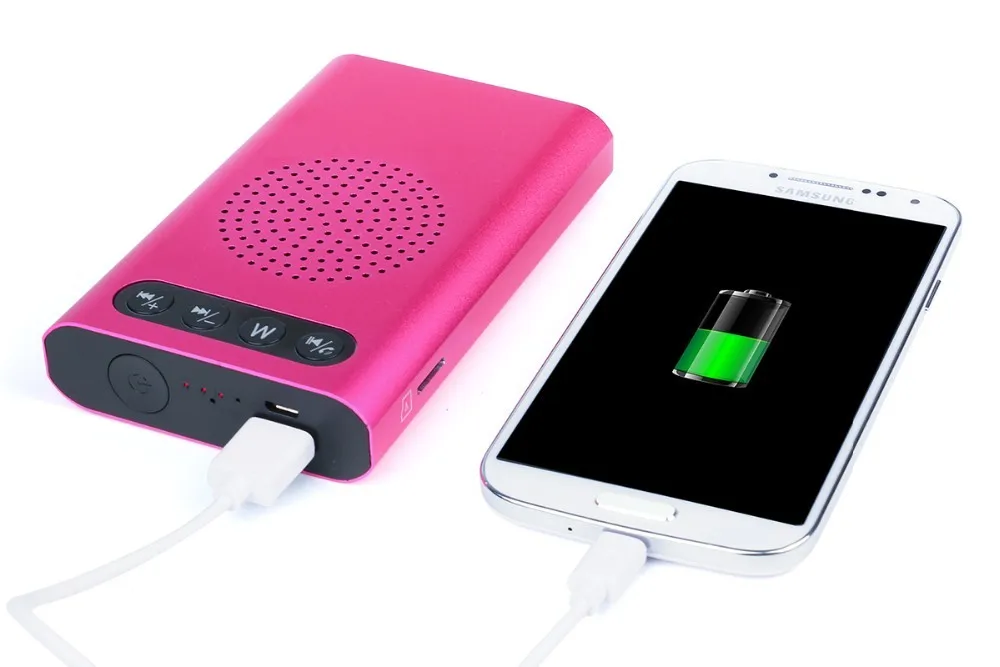 Portable fast charging charger power bank 2600mah wireless speaker for all phones - ANKUX.COM