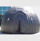 2019 Hot sale inflatable 10 person dome tent,black dome