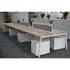 Commercial Furniture Of Modern Steel frame Benching Staff Line Workstation Office Desk Custom Work Table With Adjustable Legs