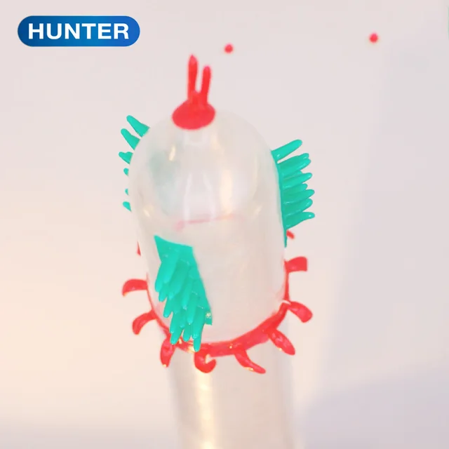 New penis sleeve sex toy spike condom for man