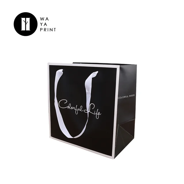 custom logo design retail cheap delicate black hair salon paper