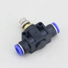 Plastic PA Pipeline Valve Pipe Joint Tubes Connector Quick Connect Pneumatic Valve Fittings