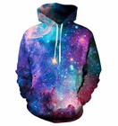 Galaxy Oversized Pullover Men Sublimation Printing 3d Hoodie