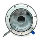 Galvanized Steel Motorized IRIS Damper Valve for Ventilation Ducts