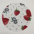 120gsm Active printed cotton fabric with strawberry for dress shirts