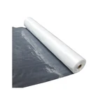 HDPE LDPE Round or square Drawstring plastic drop cloth in roll for painting