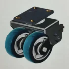 SS AGV casters and wheels dual wheels shock absorbing design